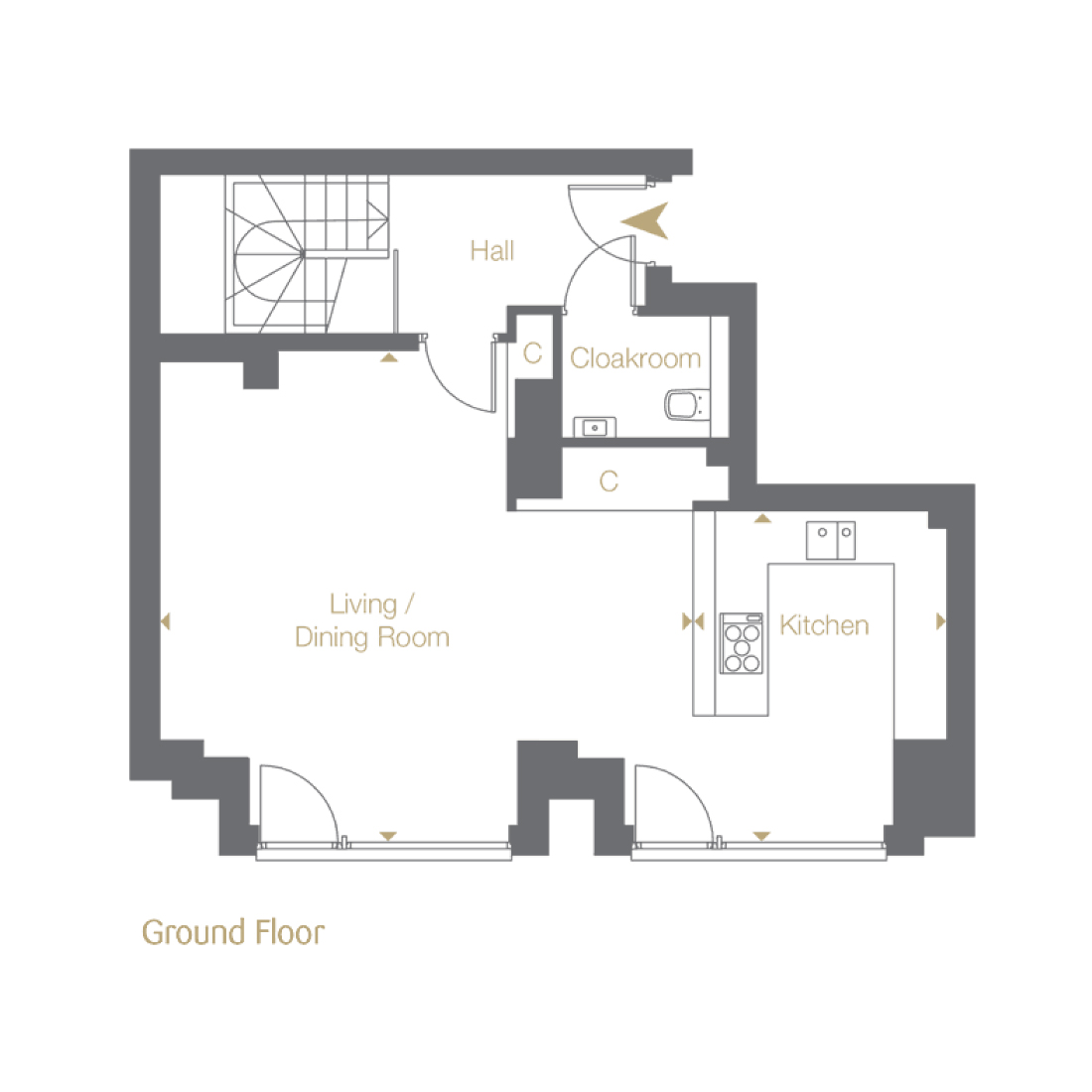 Floorplan for plot 1