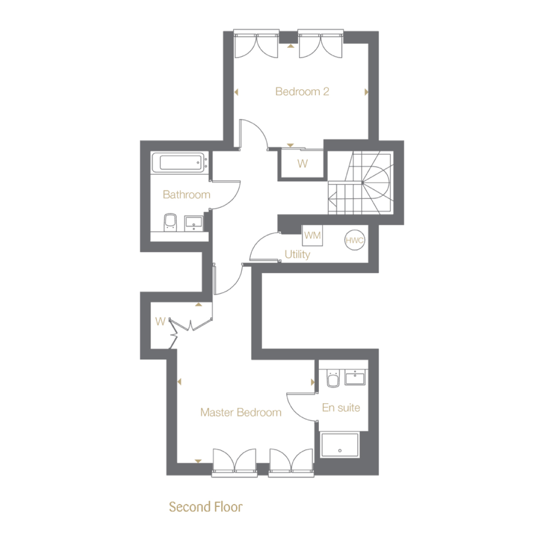 Floorplan for plot 6