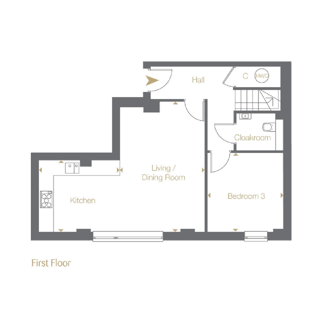 Floorplan for plot 8