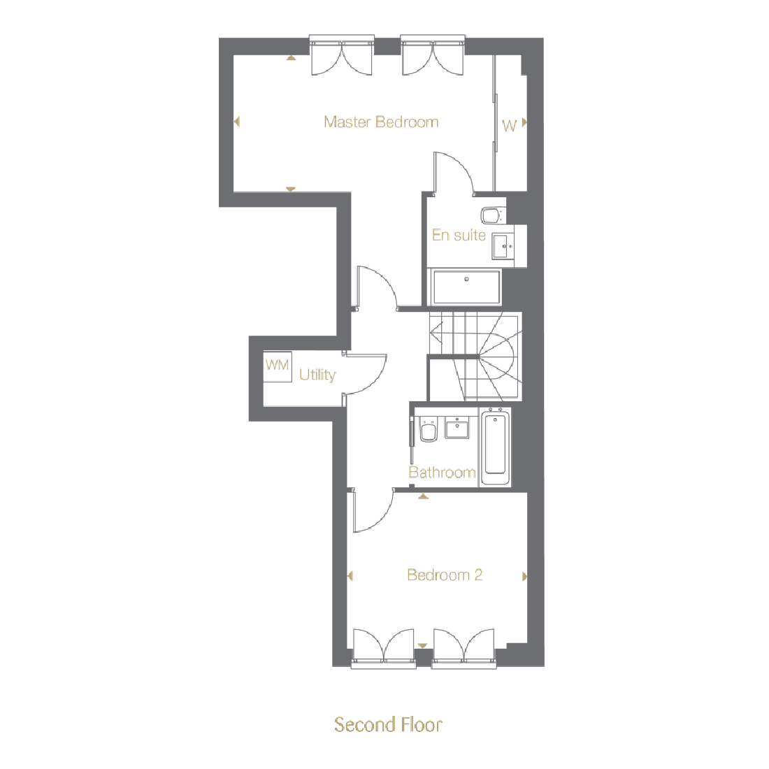 Floorplan for plot 8